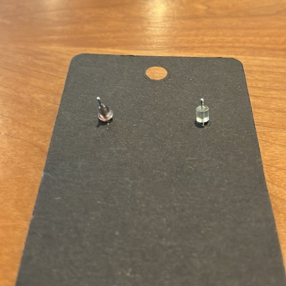 Sweet Flowers with Blue Bead Earrings-posts - Picture 5 of 5